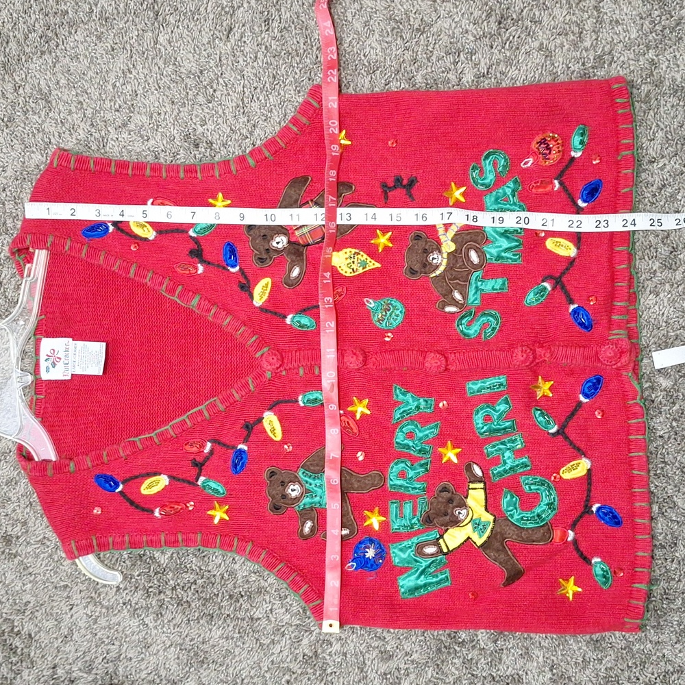 Nutcracker Cotton Button-Up Embroidered Sequin Te… - image 6